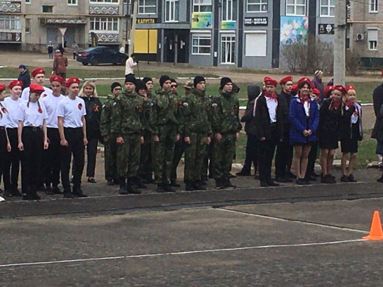 Парад юнармейских отрядов Парад юнармейских отрядов.